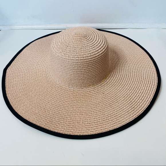 Large Pink Floppy Hat Adjustable O/S - Picture 3 of 9
